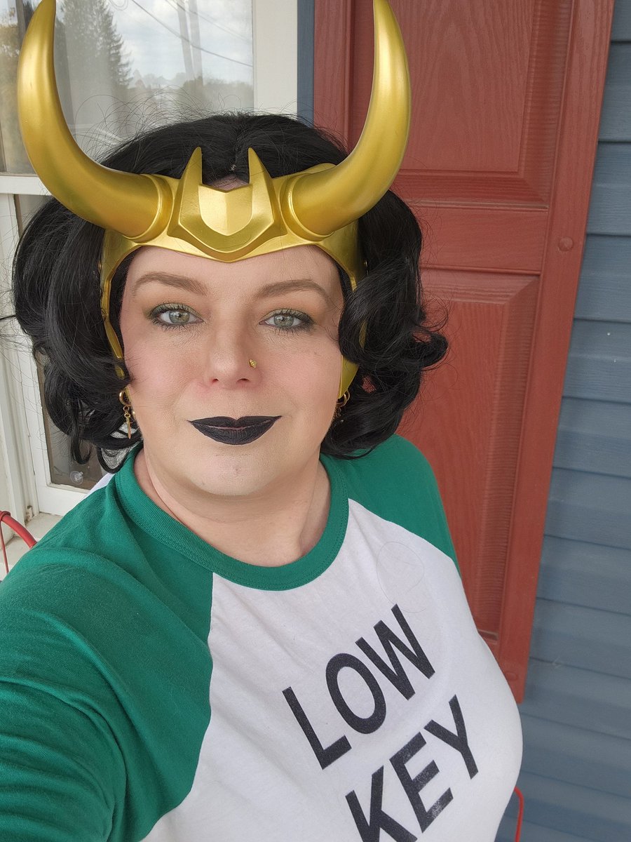 yarnalchemist's tweet photo. @NYXCosmetics I handed out candy and Pokémon cards to kids while wearing my favorite black lip lingerie in Naughty Noir. https://t.co/DgFtZHEOW4