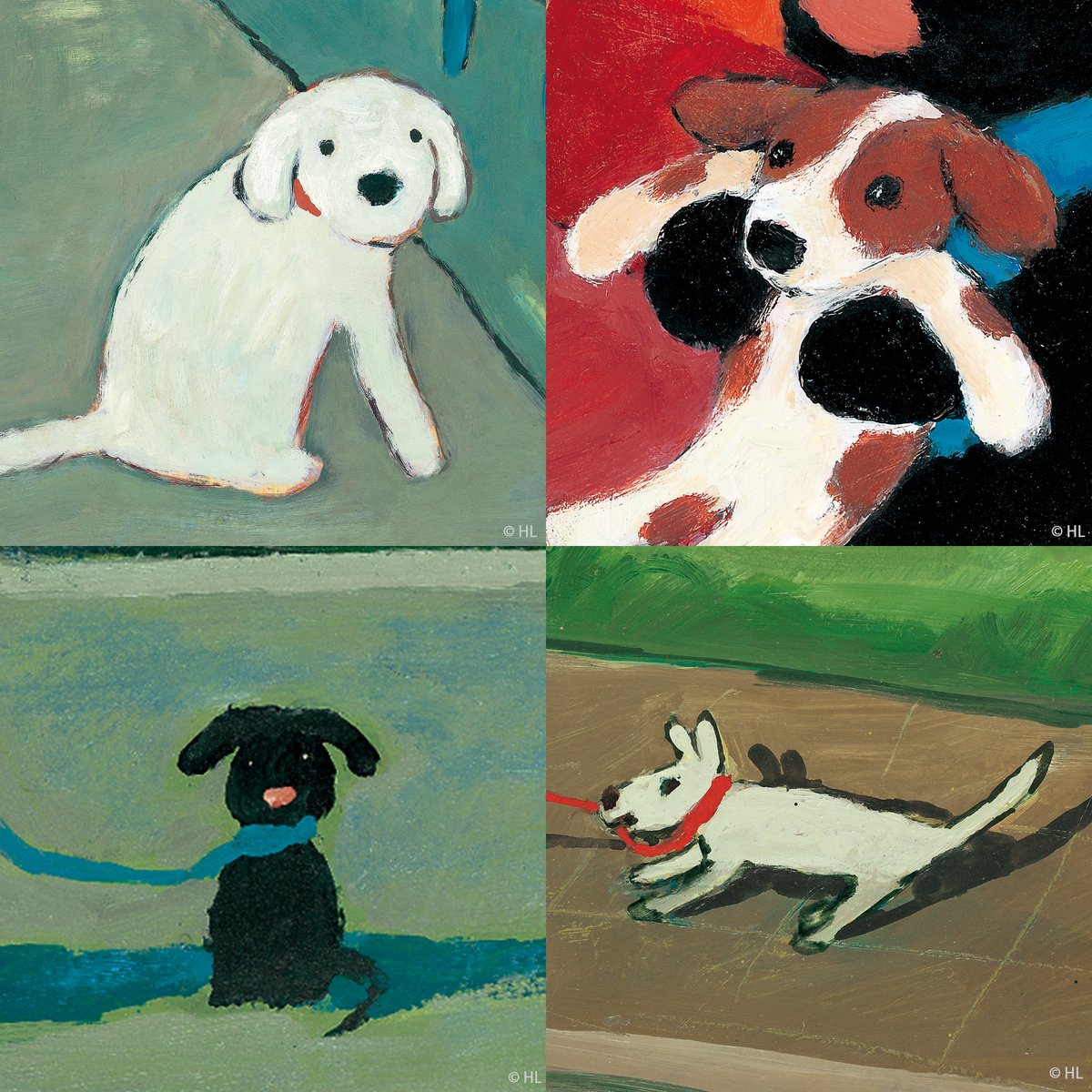 リサとガスパールの世界に登場した犬たち #リサガス #リサとガスパール