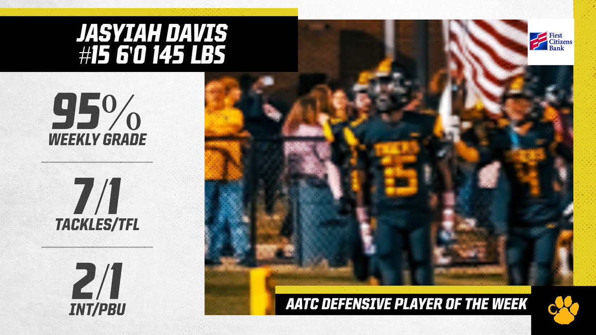 Congratulations to this week's Defensive Player of the Week from Crescent, Jasyiah Davis!