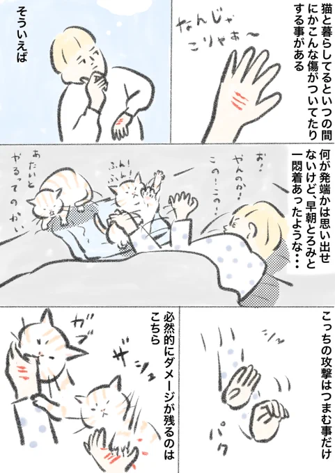 争いは同じレベルの者同士でしか発生しない。※お互い手加減しています。 