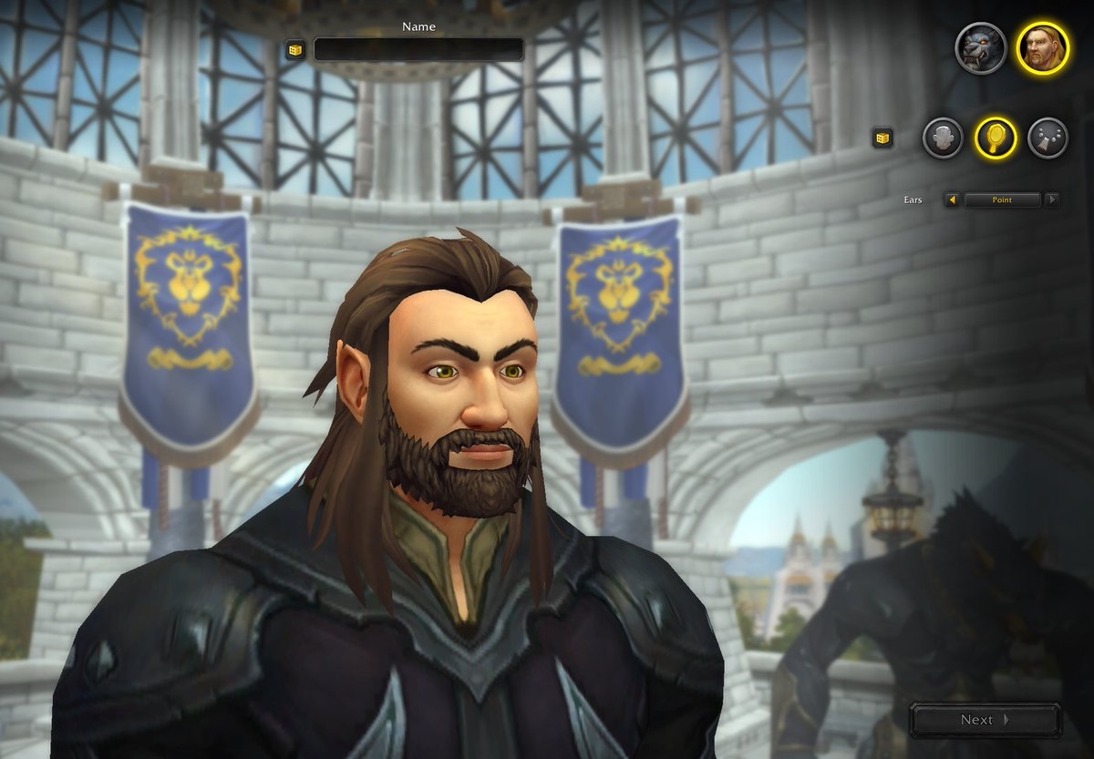 Worgen *do* also get the half-elf ears for their human forms, thankfully.