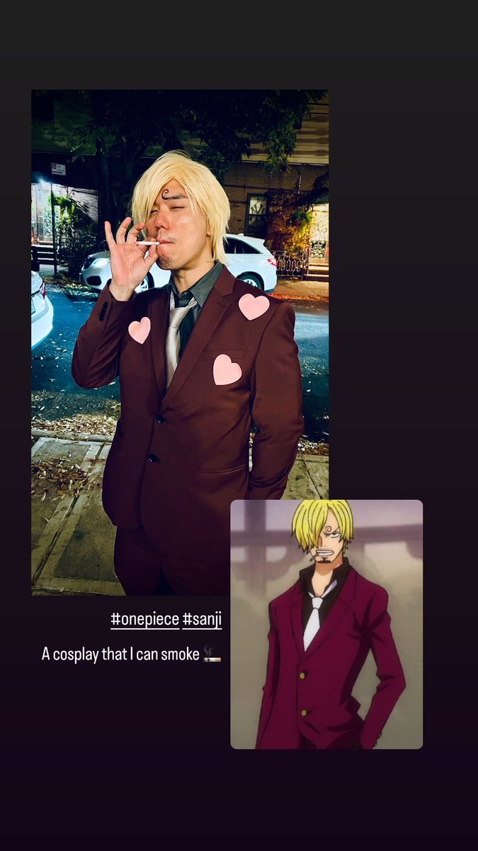 Only because Sanji 🚬 #ONEPIECE #happyhalloween