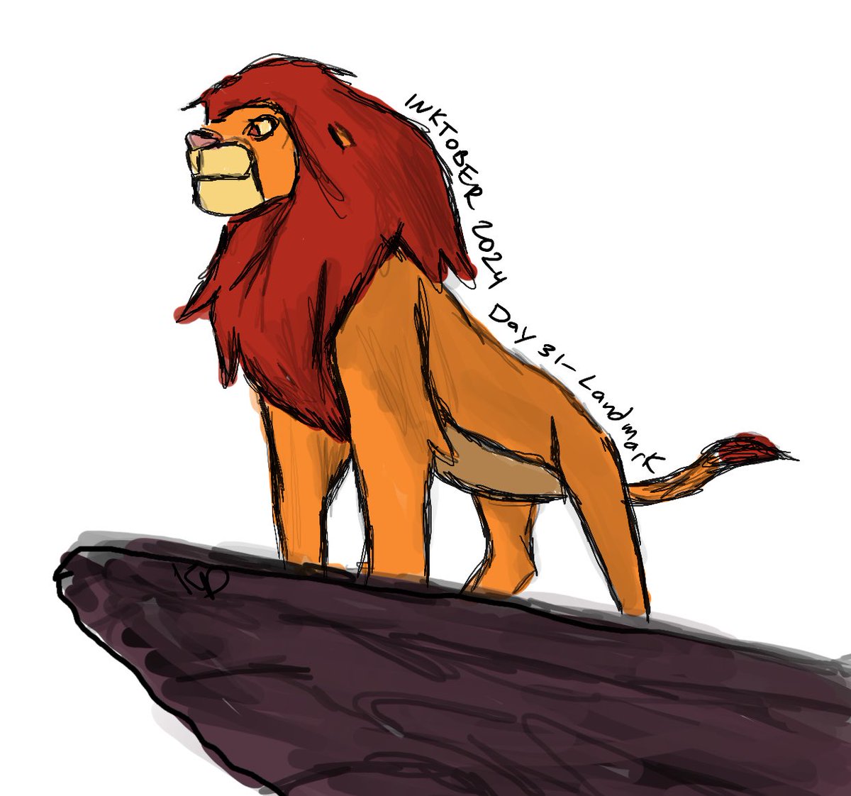 Kamiduu's tweet photo. #inktober day 31 - landmark
Can’t believe #inktober2024 is already over! So long and thanks for all the fish! #inktober2024day31 #inktoberlandmark #priderock #thelionking #landmark https://t.co/142hjNr8dC