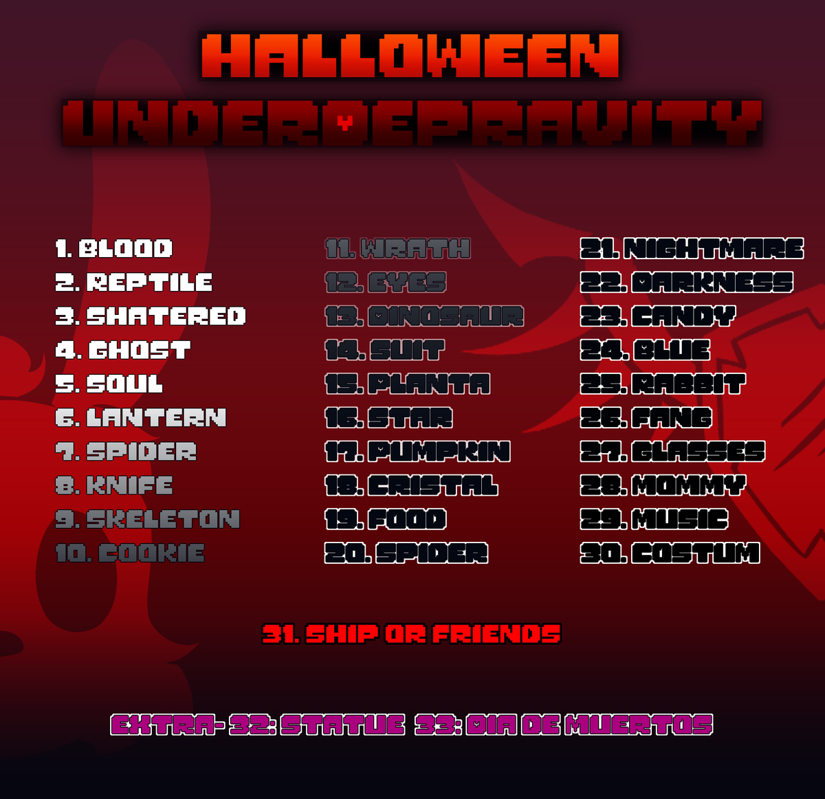 RougeVik's tweet photo. A ver si cuando se publica esto en el 2025 me acuerdo y hago todo esto, si es que para ese entonces #UnderDepravity ha salido bien o algo conocido.
OwO👍 https://t.co/g8WDJZZUFf