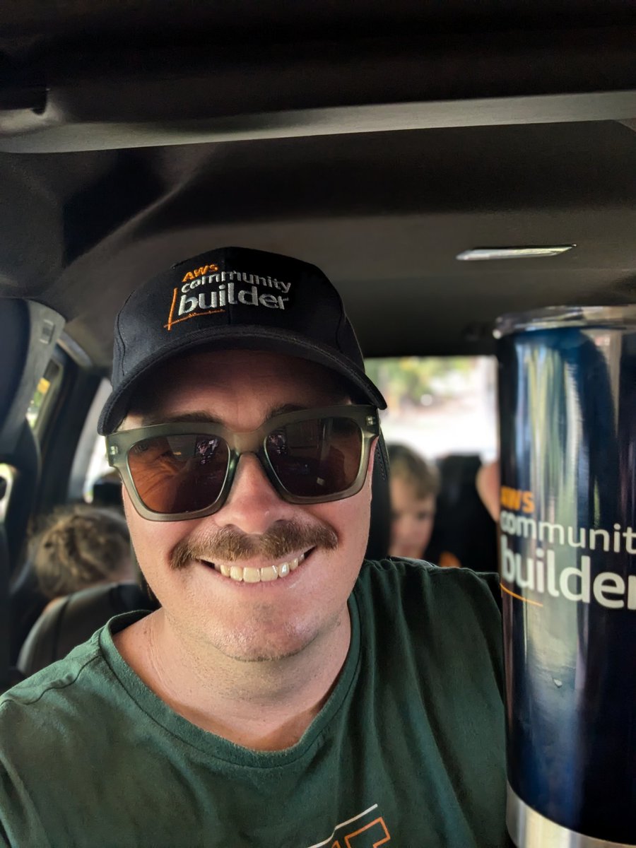 AWSbrett's tweet image. It's great to be home! What a year. We got to see and experience so much of Australia, but as they say: there's no place like home.
Finally got to open my AWS Community Builder swag.
If anyone is hiring Node.js/React/AWS remote from Aus, let me know!