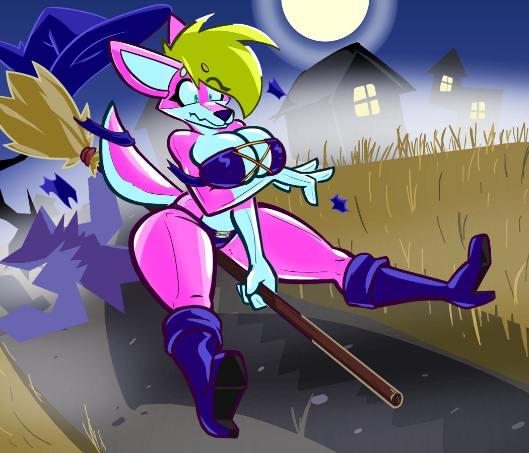 axlegear99's tweet image. Barely got this done in time for Halloween on my end!  A redux of an older Sofi image.