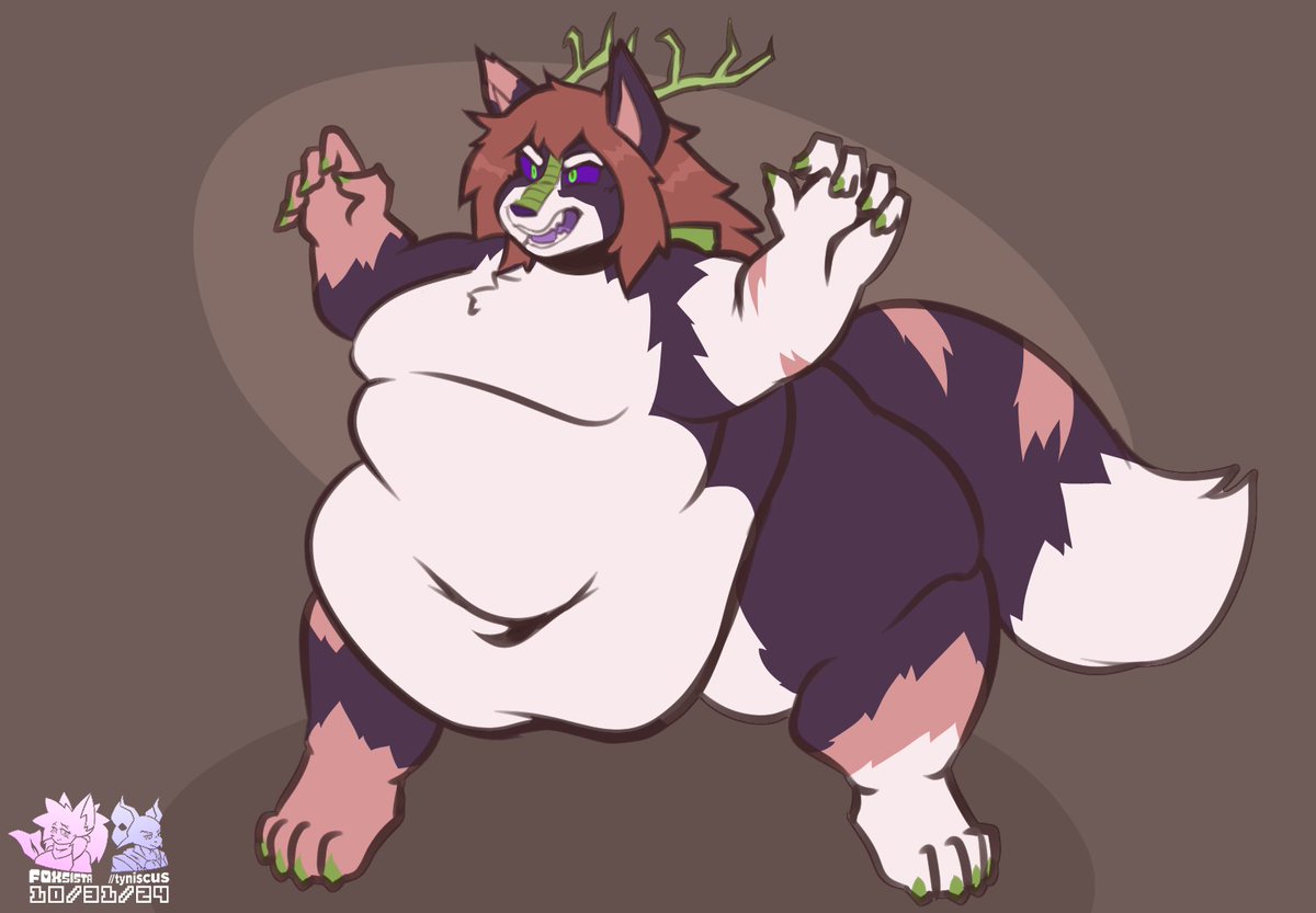 [CW - Fat Furs]
- Beast mode! -

Sketch for Jake the Puppen
Thanks for the support!