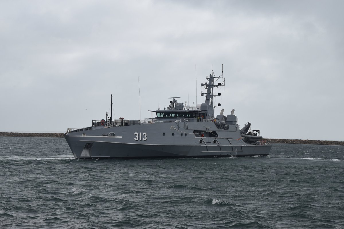 austal's tweet photo. @Austal Australia has delivered the eighth of ten Evolved Cape-class Patrol Boats (ECCPB’s) under contract to the Royal @Australian_Navy . 

The vessel, ADV Cape Schanck (313), is the eighth ECCPB to be constructed and delivered from Austal’s Henderson, Western Australia shipyard in four and half years. 

Austal Limited Chief Executive Officer Paddy Gregg said Cape Schanck highlights Western Australia’s naval shipbuilding capability, productivity and reliability, and Austal Australia’s successful collaboration with industry and project partners to deliver eight patrol boats in four and half years.

“Austal Australia, with the help of our valued supply chain, industry and project partners, have now delivered eight Evolved Capes to the Royal Australian Navy in just four and half years. That’s an outstanding track record of productivity, with one 58 metre patrol boat delivered (on average) every 6 to 7 months, Mr Gregg said.

“We were awarded the Evolved Capes contract in May 2020 and now, less than 5 years later, we have delivered eight boats, despite the challenges of the COVID pandemic and in addition to the (now) 24 Guardian-class Patrol Boats we’re also delivering to @DefenceAust.

“The Western Australian naval shipbuilding industry should be incredibly proud of this impressive performance, which clearly demonstrates the Henderson Defence Precinct’s capability, productivity, and reliability. Austal Australia, and our 200+ supply chain partners are successfully contributing to the National Naval Shipbuilding Enterprise and Australia’s sovereign capability through the delivery of the Evolved Cape-class Patrol Boat Project."

“Our congratulations to the Royal Australian Navy on the delivery of ADV Cape Schanck and sincere thanks to the Austal Australia team, the Department of Defence and our supply chain partners in Western Australia and across the country, for their continued support.”

Learn more at https://t.co/FnNfPBHaed

#austal #austalaustralia #ausnavy #evolvedcapeclass #patrolboats #defence #defenceindustry #hendersondefenceprecinct #westernaustralia #sovereigncapability