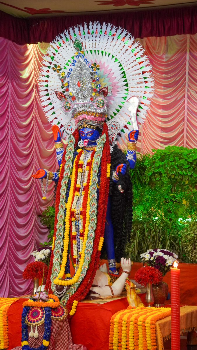 Goddess Maa kali Puja of Ramakrishna Mission Math &amp; Ramakrishna Mission. 🙏 
<a href="/rkmbelurmath/">Ramakrishna Math & Ramakrishna Mission, Belur Math</a>