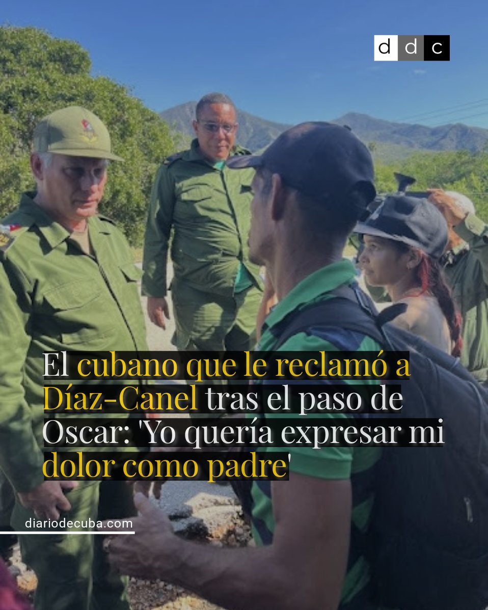 Runielbis Samón Lafita es un guantanamero de 30 años y padre de cinco hijos. Era un total desconocido hasta que consiguió acercarse al gobernante #MiguelDíaz-Canel y expresarle cómo la población quedo abandonada por las autoridades durante el paso del #HuracánOscar.

Runielbis
