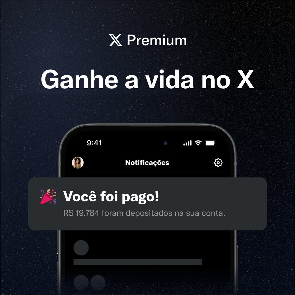 premium's tweet photo. Gosta de postar no X?
 
 Assine o Premium para se juntar ao nosso programa de compartilhamento de receita.