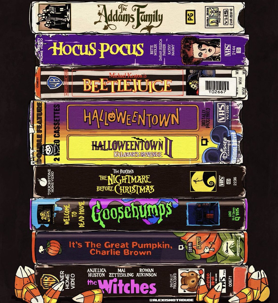 VoxRadioHits's tweet photo. Para esta noche de #Halloween 🎃 
Te compartimos las películas de terror para que armes el maratón 🛋️🍿

#VHS #MEMORIES #CLASSIC #VOXFM #RADIOHITS #TERROR #MIEDO https://t.co/vhJbJ3S0r4