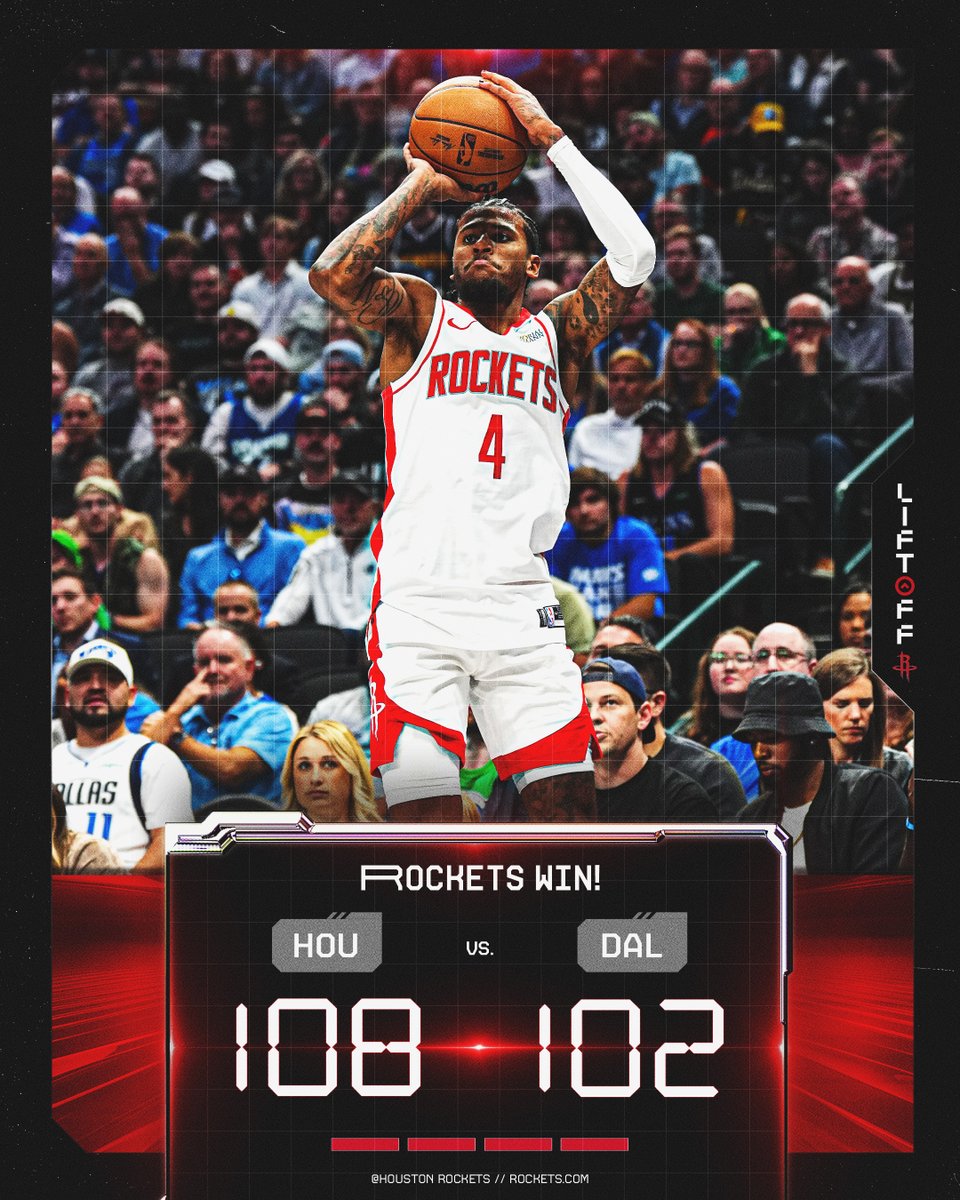 GOT THE DUB IN DALLAS 👏

#Liftoff
