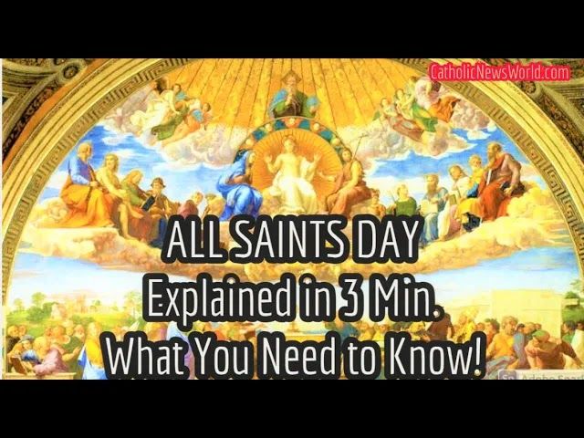 catholicnews1's tweet image. #AllSaints Day Explained from the Bible and #Catechism - a Solemnity Remembering All Those Who Are in Heaven! Major Feast Day of November 1
catholicnewsworld.com/2024/10/all-sa…