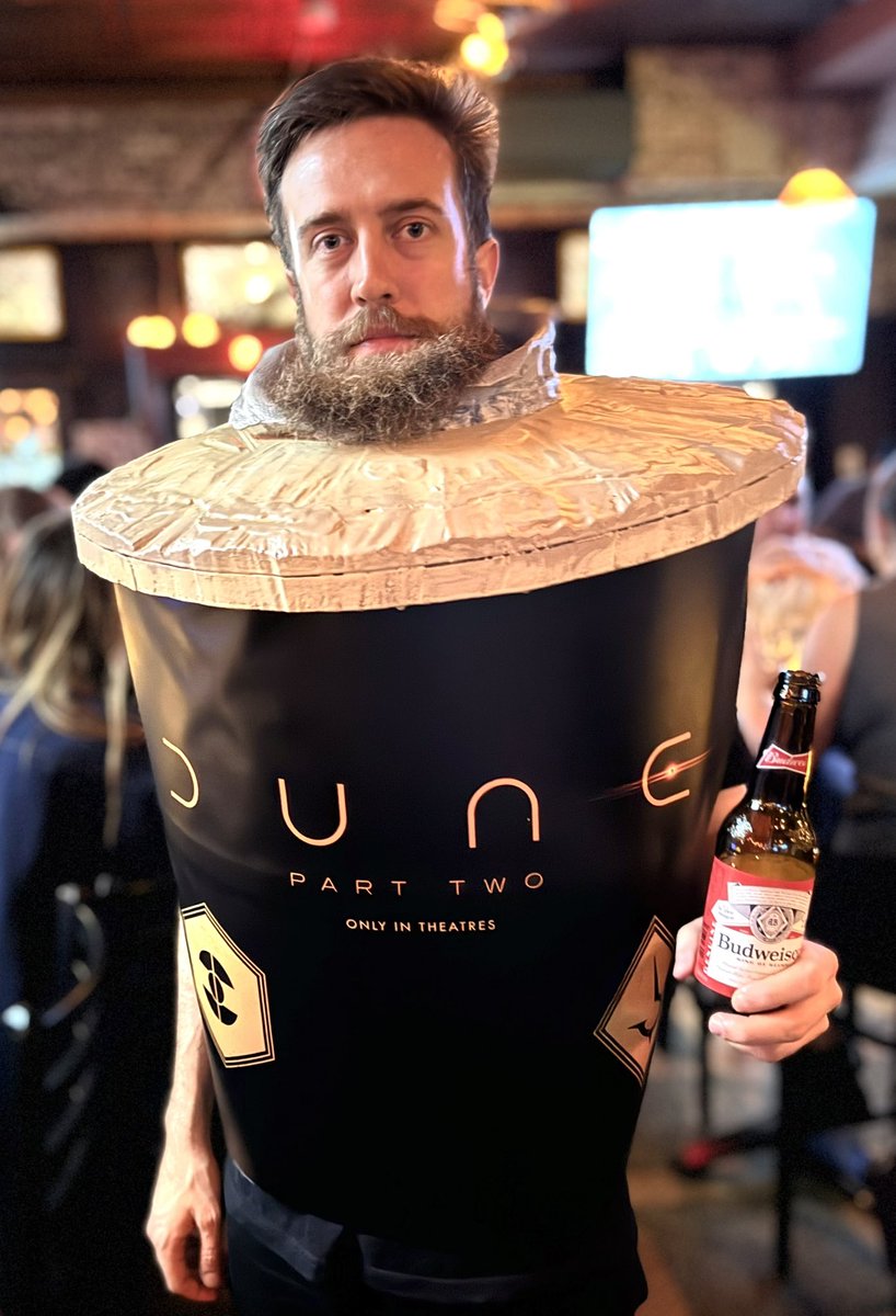 The Dune 2 popcorn bucket is actually a slutty costume.