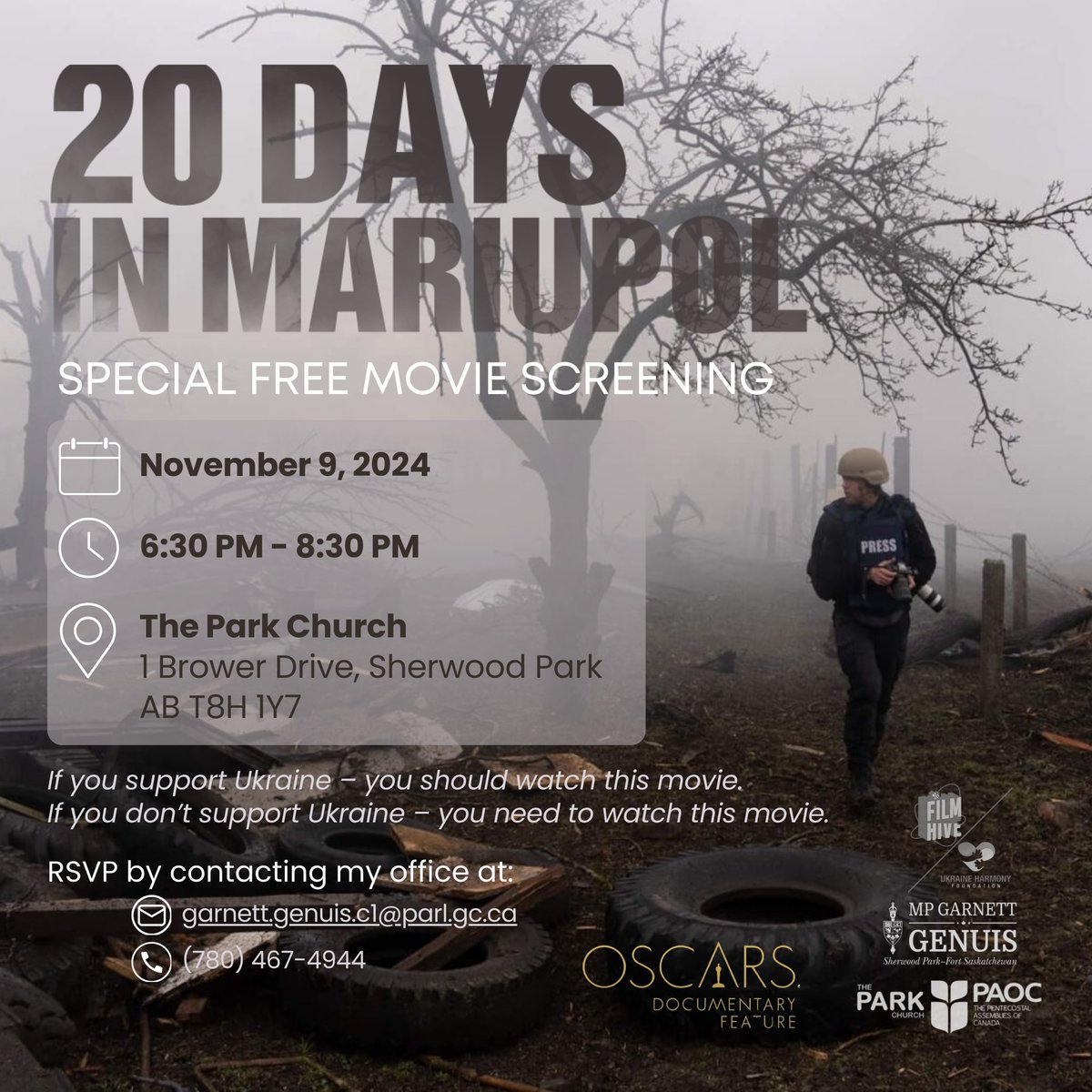 GarnettGenuis's tweet image. Two exciting events coming up in Sherwood Park-Fort Saskatchewan, to connect you with information about important international issues and challenges. #shpk #fortsask #yeg