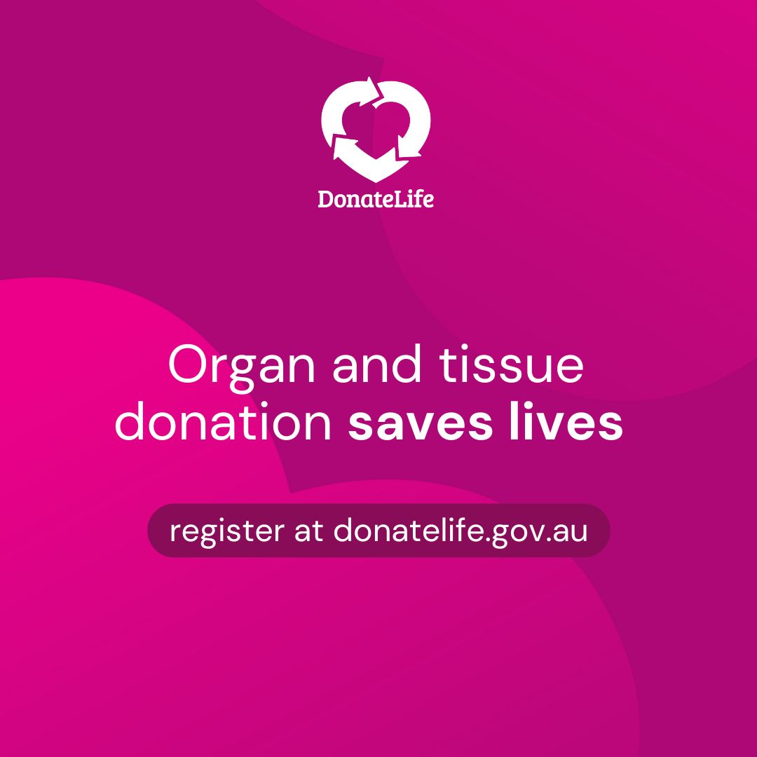 DonateLife π (@donatelifetoday) on Twitter photo Organ and tissue donation saves lives. It only takes one minute to register as an organ and tissue donor at donatelife.gov.au, or 3 taps on your Express Plus Medicare app. #DonateLife #OrganDonation #OrganAndTissueDonation Organ and tissue donation saves lives. It only takes one minute to register as an organ and tissue donor at donatelife.gov.au, or 3 taps on your Express Plus Medicare app. #DonateLife #OrganDonation #OrganAndTissueDonation