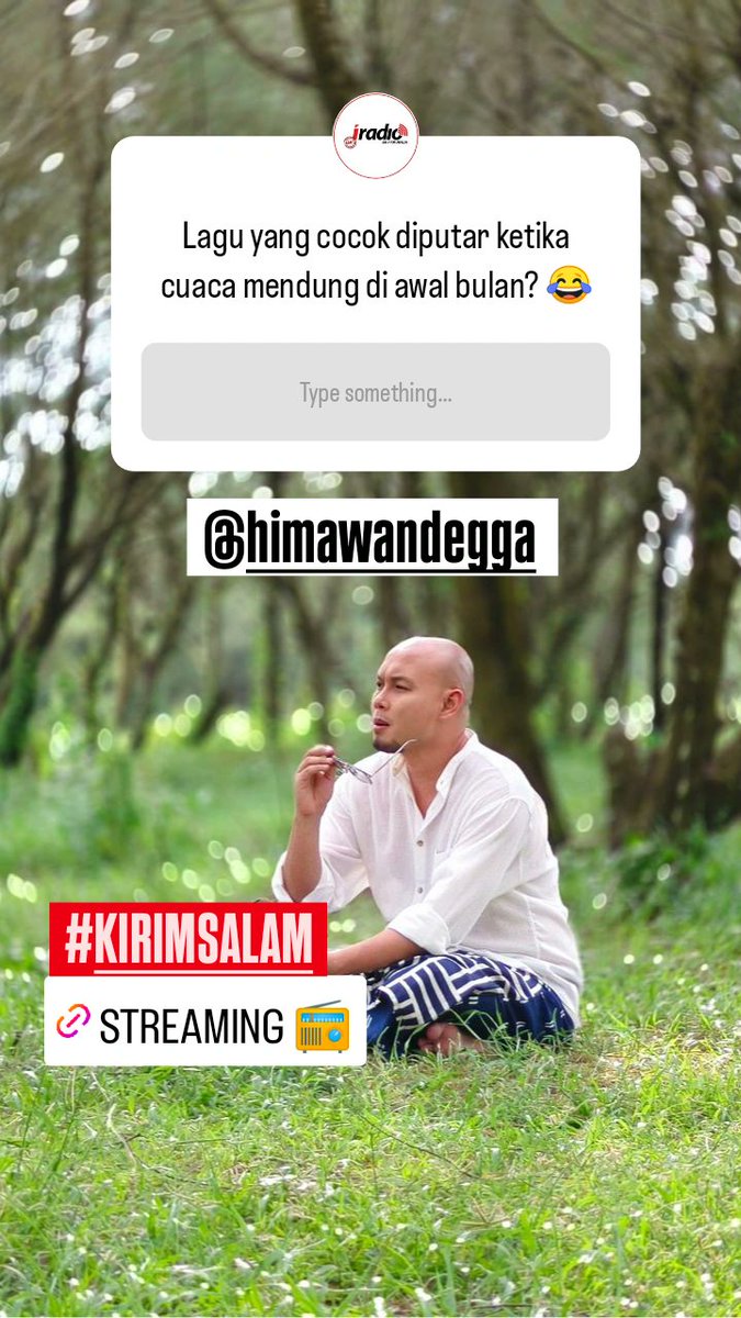 iswarajogja's tweet photo. Cuaca mendung + kopi panas + lagu request an anda π #KIRIMSALAM
Streaming π» : https://t.co/KXQN9QMGhL https://t.co/GQ1AcgmYFm