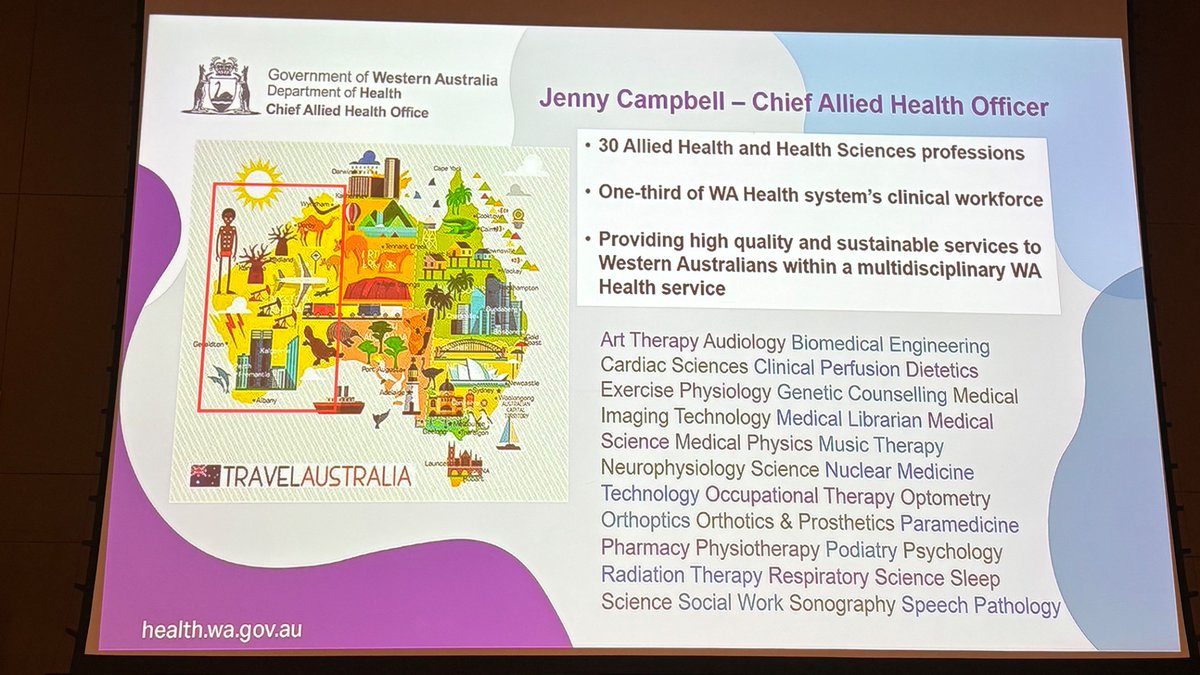 lo_physio's tweet photo. Great to hear from Jenny Campbell and the similar AHP challenges in Australia. #IAHC https://t.co/snYj4IqULl
