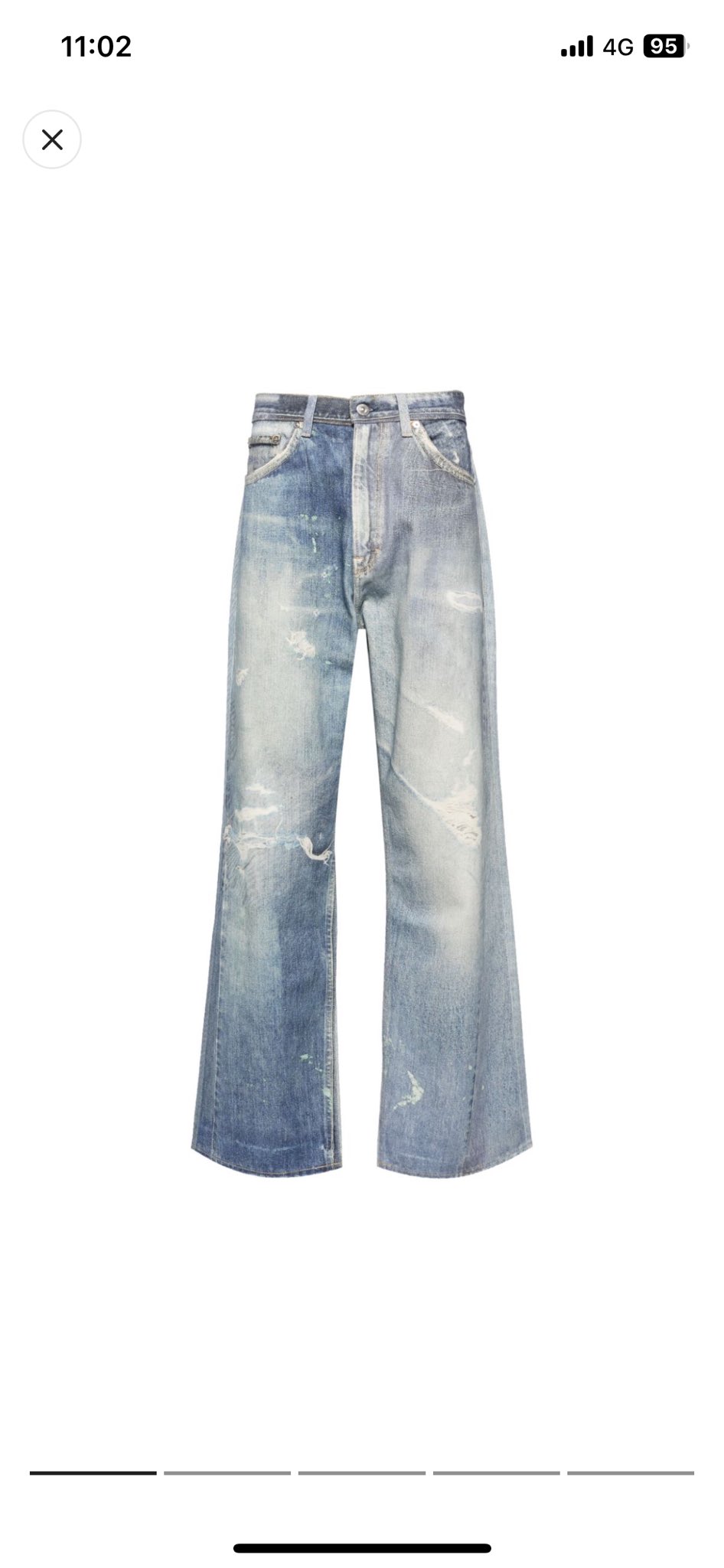 【正規品】Our legacy サードカットデニム トロンプルイユ 30 OUR LEGACY - 【再販売通知受付可能】Third Cut(DIGITAL DENIM