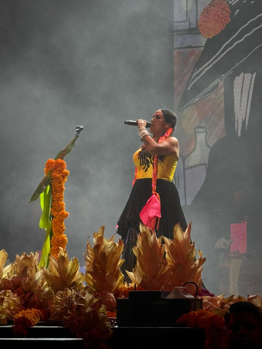 Así luce nuestra muy querida <a href="/liladowns/">Lila Downs</a> esta noche en su concierto en el <a href="/AuditorioMx/">Auditorio Nacional</a>