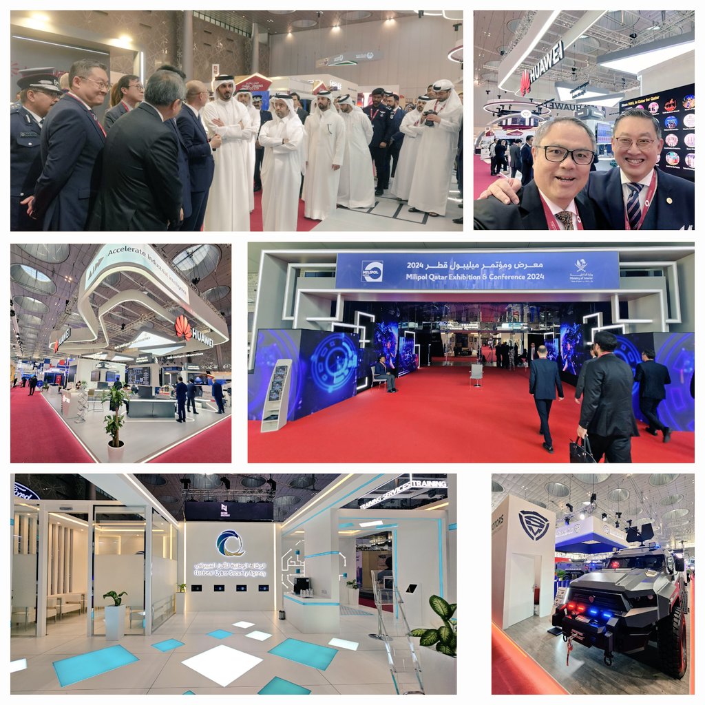 Dealing with hybrid #threats in a hyper volatile world today where we attempted to defend against these #risks using a cross functional team with actionable intelligence where #resiliency is key. Pictorial summary 1 of my participation in <a href="/MilipolQatar/">Milipol Qatar</a>