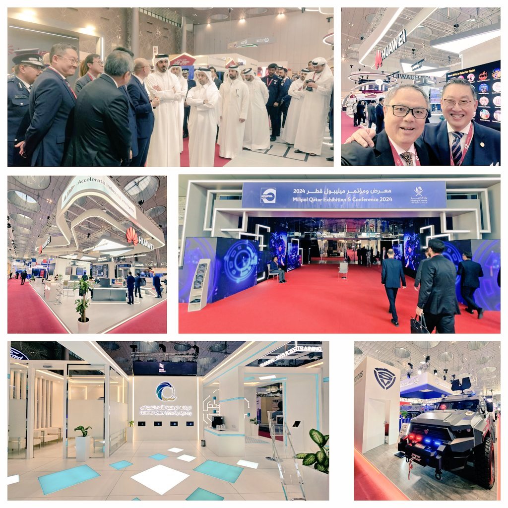 Dealing with hybrid #threats in a hyper volatile world today where we attempted to defend against these #risks using a cross functional team with actionable intelligence where #resiliency is key. Pictorial summary 2 of my participation in <a href="/MilipolQatar/">Milipol Qatar</a>
