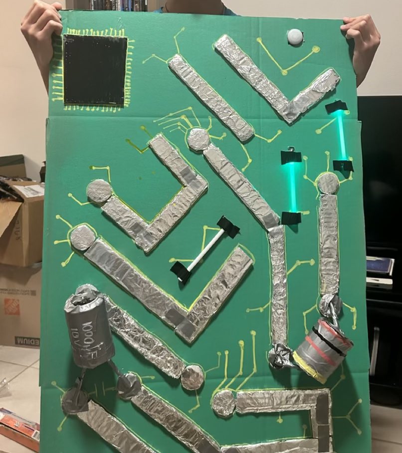 cybruppercut's tweet image. @BsidesORL @EanMeyer @ednas @see_andi_go @P4LSEC My buddy’s son made this for his Halloween costume.  I’m so proud 👻💻