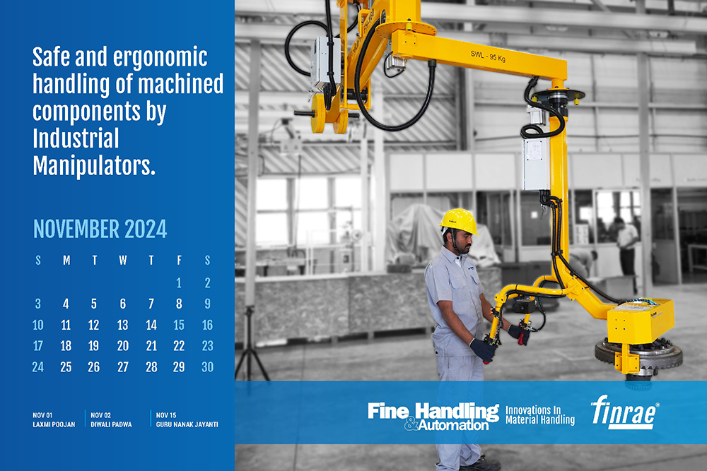 FineHandling's tweet image. #November2024
Safe and ergonomic handling of machined components by Industrial Manipulators.