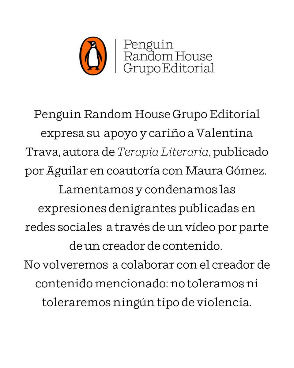 Gracias por el apoyo a <a href="/penguinlibrosmx/">Penguin Libros México</a> y a todo el equipo 🥹