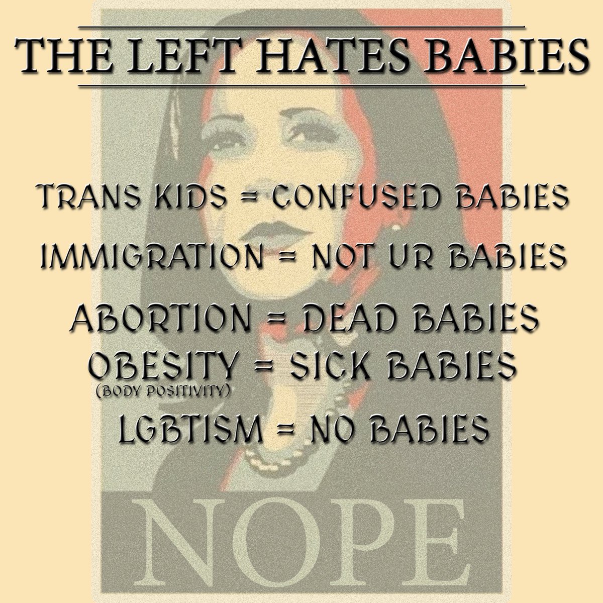 Tingamabobz's tweet image. #Skamala's entire campaign is #abortion.