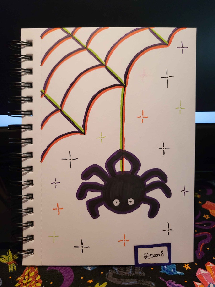 Demixaii's tweet photo. Day 27-30 of #kisetsutober24
27. Spider
28. Cat
29. Lantern
30. Owl

#kisetsutober24 #kisetsustudios #art #arteza #artchallenge #drawingchallenge #drawtober #drawingprompts #halloween #spider #cat #lantern #owl https://t.co/GGWVnBP1n1
