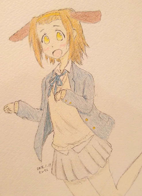 犬の日ってことで犬耳イラスト貼っとくか...(垂れ耳多いのはダックス飼ってた影響)
