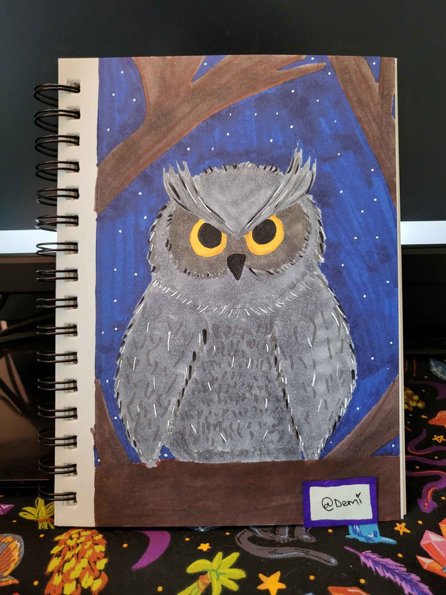 Demixaii's tweet photo. Day 27-30 of #kisetsutober24
27. Spider
28. Cat
29. Lantern
30. Owl

#kisetsutober24 #kisetsustudios #art #arteza #artchallenge #drawingchallenge #drawtober #drawingprompts #halloween #spider #cat #lantern #owl https://t.co/GGWVnBP1n1
