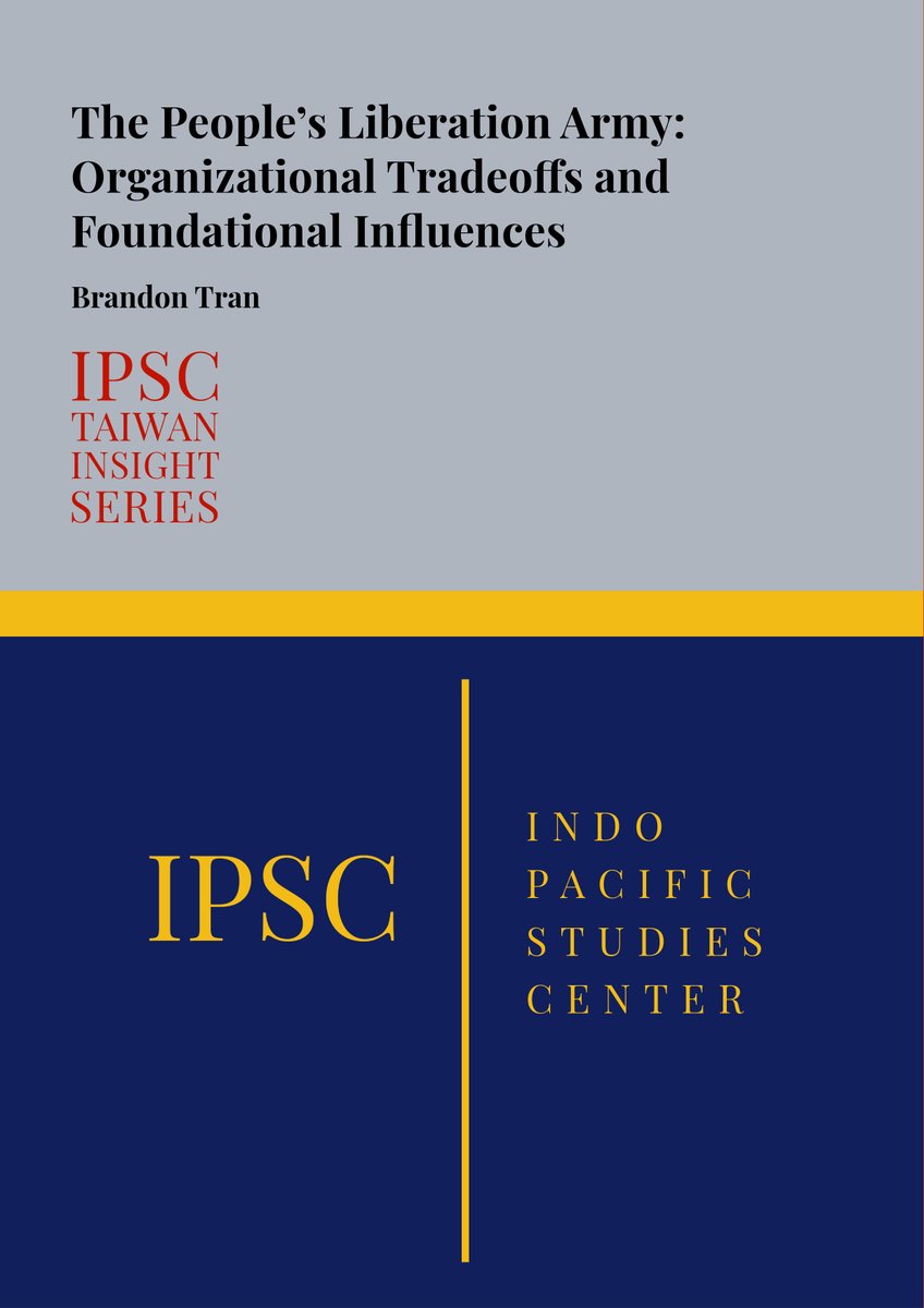 📢PLA Tradeoffs and Taiwan Insights 📷#IndoPacific #Taiwan //www.indo-pacificstudiescenter.org/blog/the-peoples-liberation-army-organizational-tradeoffs-and-foundational-influences-insights-for-taiwan