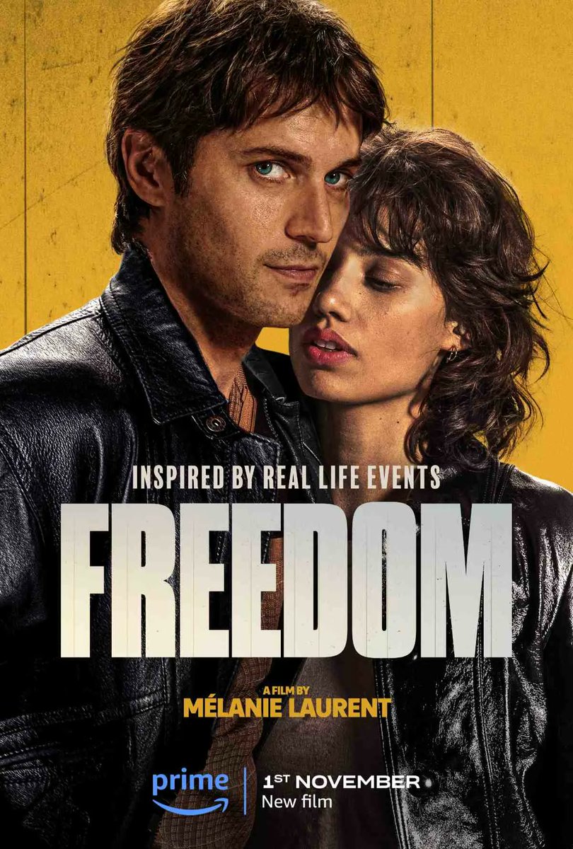Mélanie Laurent’s romantic heist thriller FREEDOM (LIBRE) starring Lucas Bravo, Léa Luce Busato, and Yvan Attal premiered at the Rome Film Festival last month and is on Prime Video today.