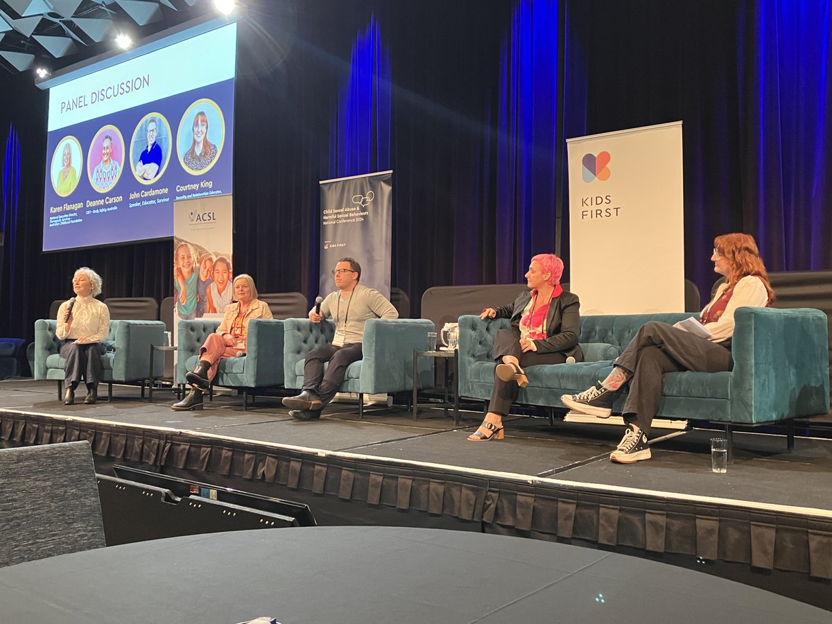 Daryl Higgins (@higginsdaryl) on Twitter photo Great to see so much history and expertise in this panel discussion addressing child sexual abuse and harmful behaviours from peers <a href="/KarenFlanaganAM/">Karen Flanagan AM</a> John Cardamone <a href="/DeanneCarson/">Deanne Carson</a> & Courtney King <a href="/kidsfirstaus/">Kids First Australia</a> #CSACon24 Great to see so much history and expertise in this panel discussion addressing child sexual abuse and harmful behaviours from peers <a href="/KarenFlanaganAM/">Karen Flanagan AM</a> John Cardamone <a href="/DeanneCarson/">Deanne Carson</a> & Courtney King <a href="/kidsfirstaus/">Kids First Australia</a> #CSACon24