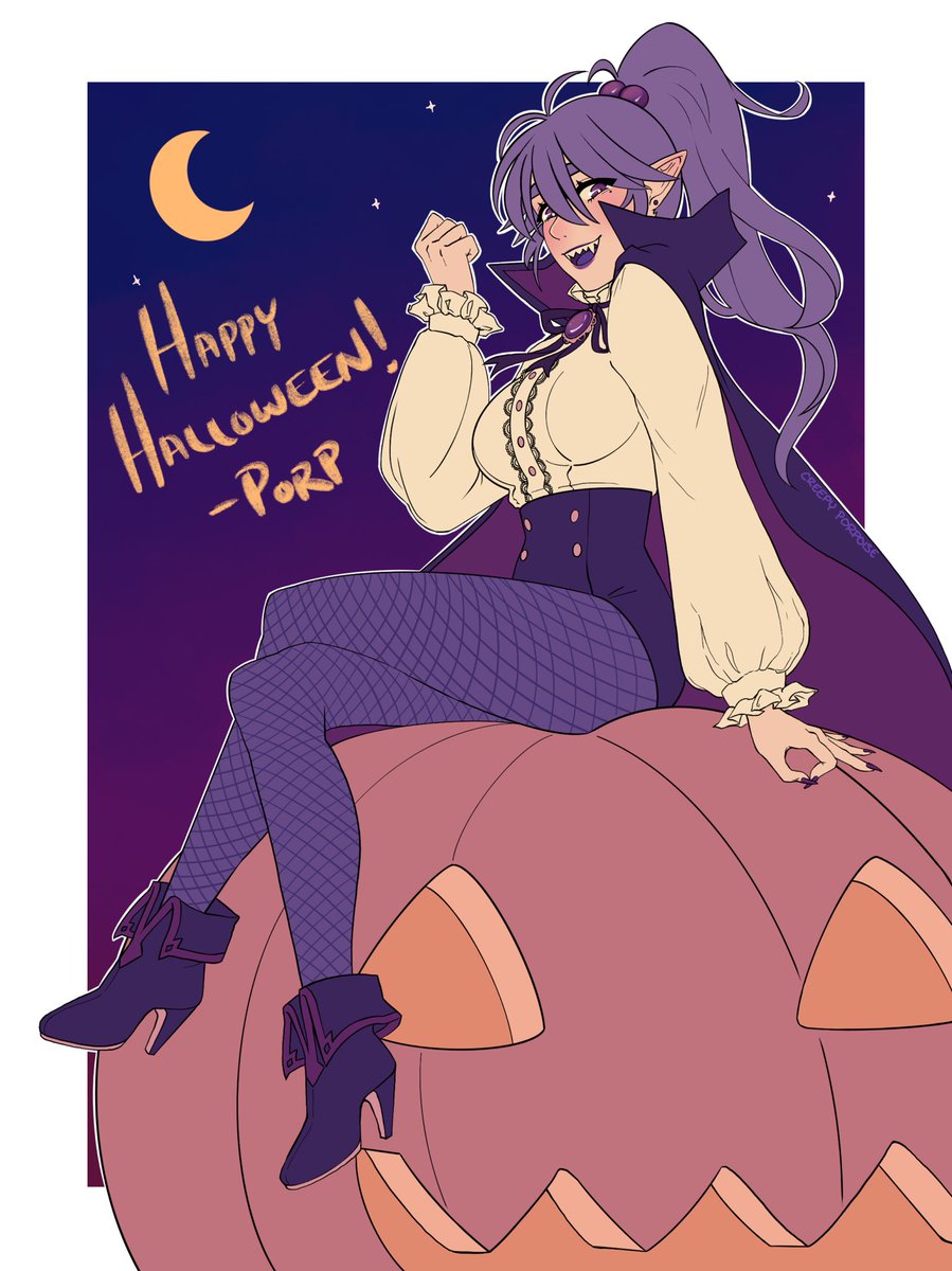 CreepyPorpoise's tweet image. Right under the wire…

Happy Halloween!!🎃