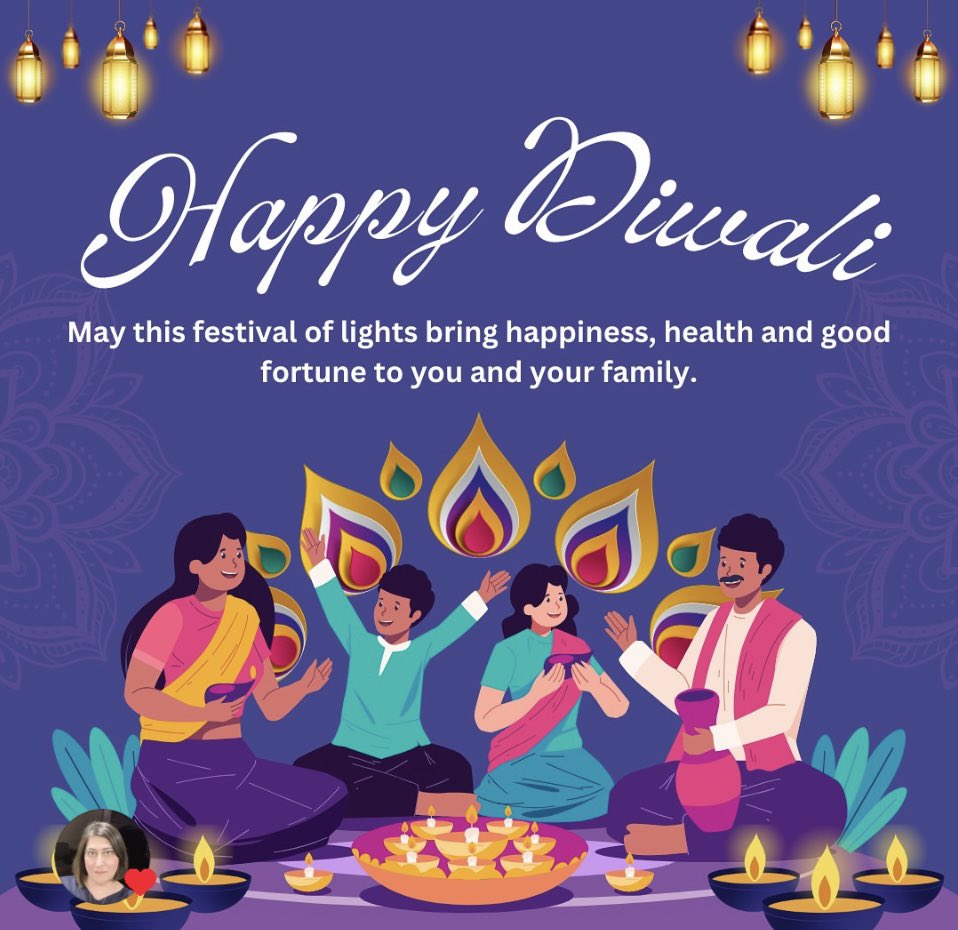 Happy Diwali! May this festival of lights bring happiness, health and good fortune to you and your family Diwali 🪔