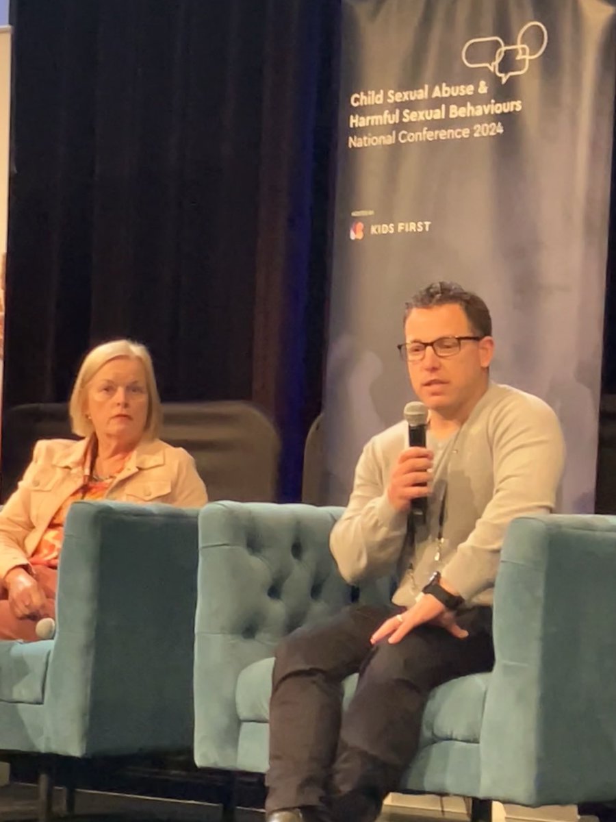 So helpful to hear from Lived experience expertise at ⁦<a href="/kidsfirstaus/">Kids First Australia</a>⁩ #csacon24
