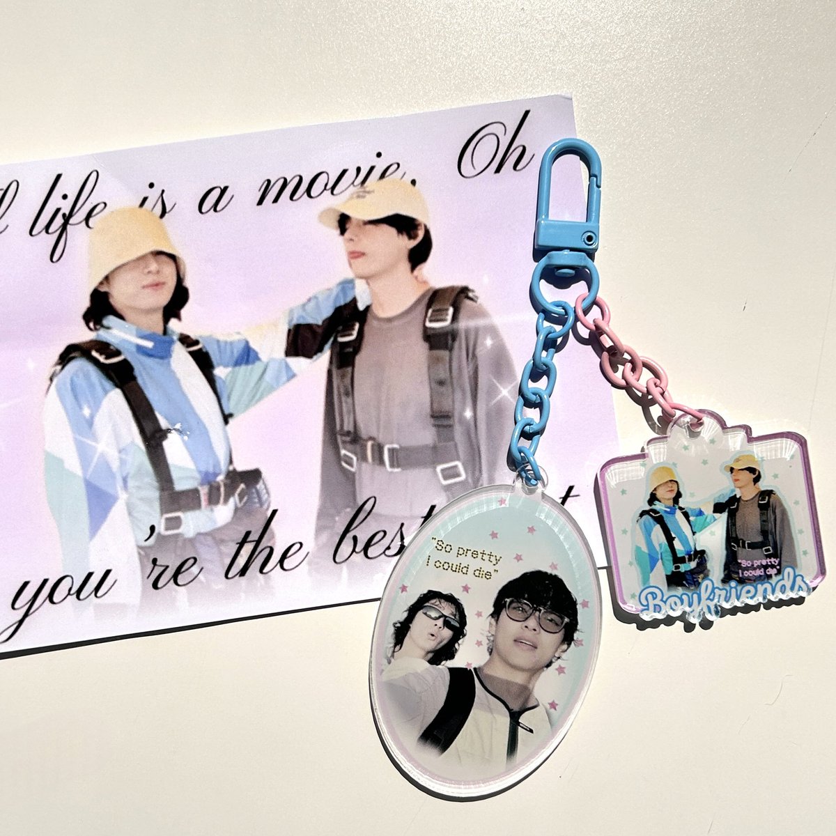 💌 <a href="/kittaewon/">liane ᡣ𐭩ིྀ saw svt</a> | #lovekittyline

— love the taekook keyring so much 💘