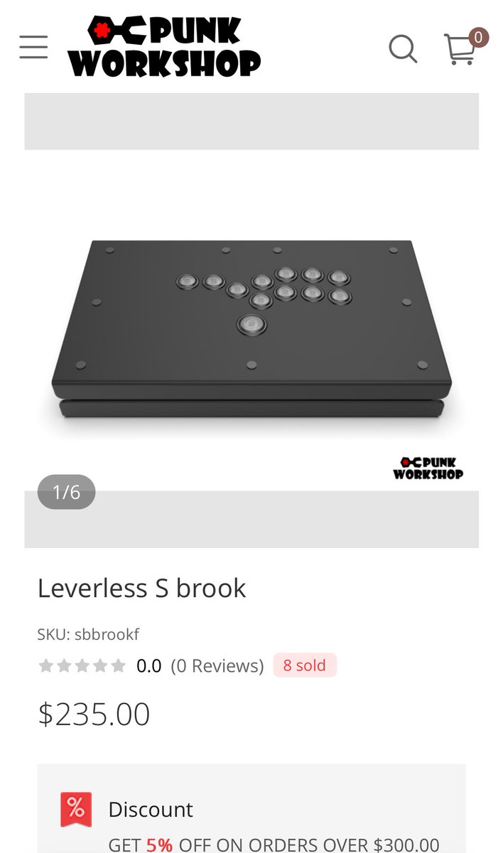 Punk Workshopの本国ストアに新作レバーレス