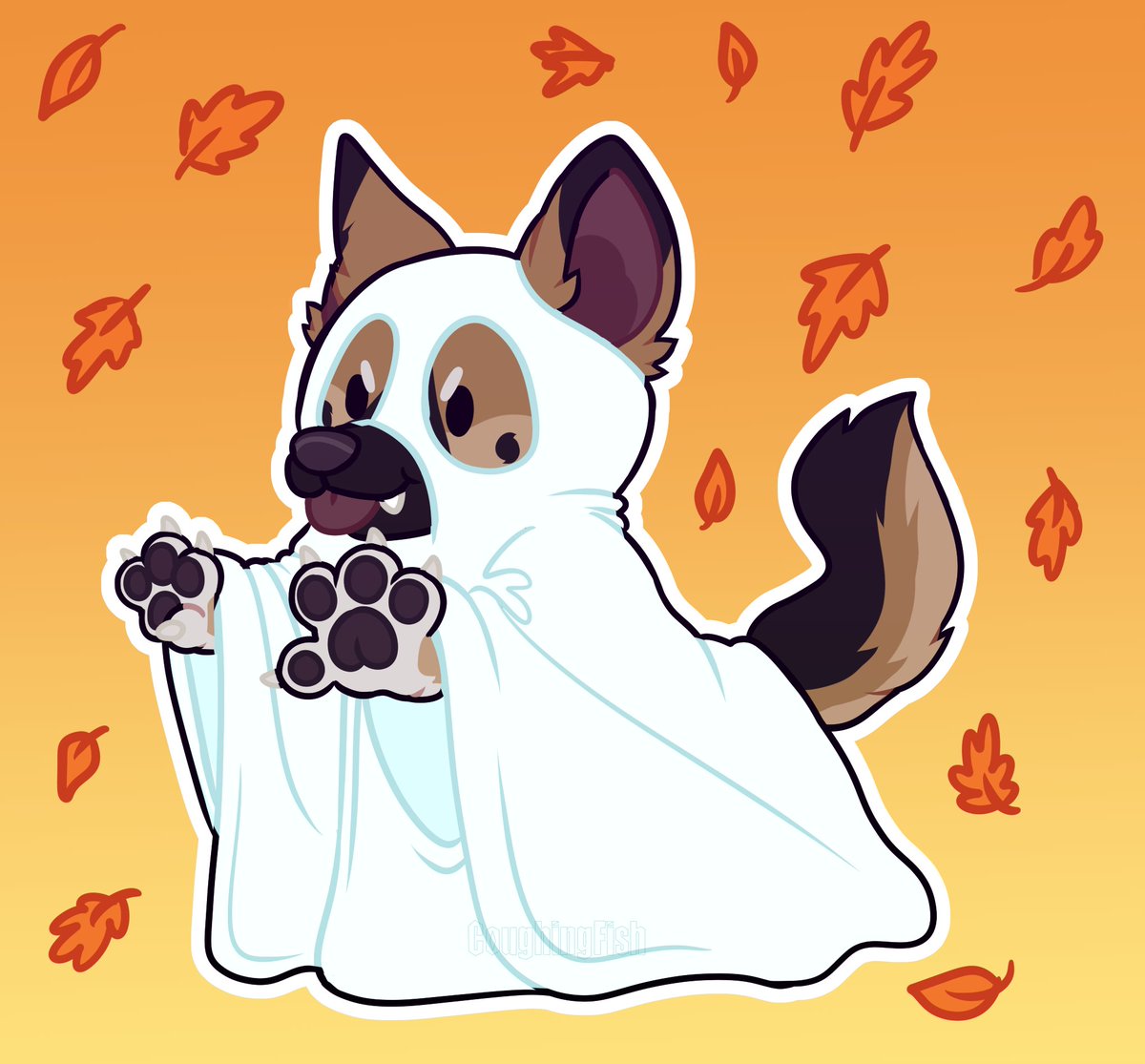 Boo! One last Halloween scare with one minute to spare! Happy Halloween! 🎨by coughingfish on tg