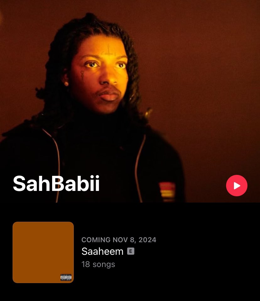 Saaheem 💿 

SahBabii 

November 8 ⏳