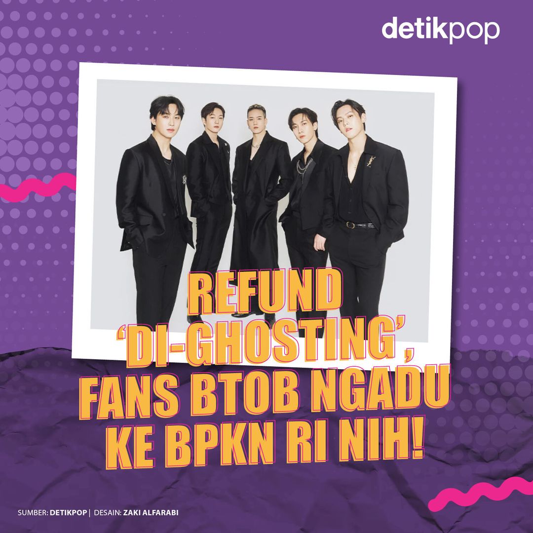 detik_pop's tweet photo. Drama Seraph Entertainment vs Melody Indonesia belum kelar juga nih, gengs! Udah nunggu refund tiket konser dari Agustus, malah di-ghosting sama promotor.
⁣
Tapi, gimana sih awal mula masalah ini? Yuk, simak!
⁣
#detikpop #BTOB #SeraphEntertainment  #MelodyIndonesia #KonserBTOB https://t.co/nf64Tyf8NX