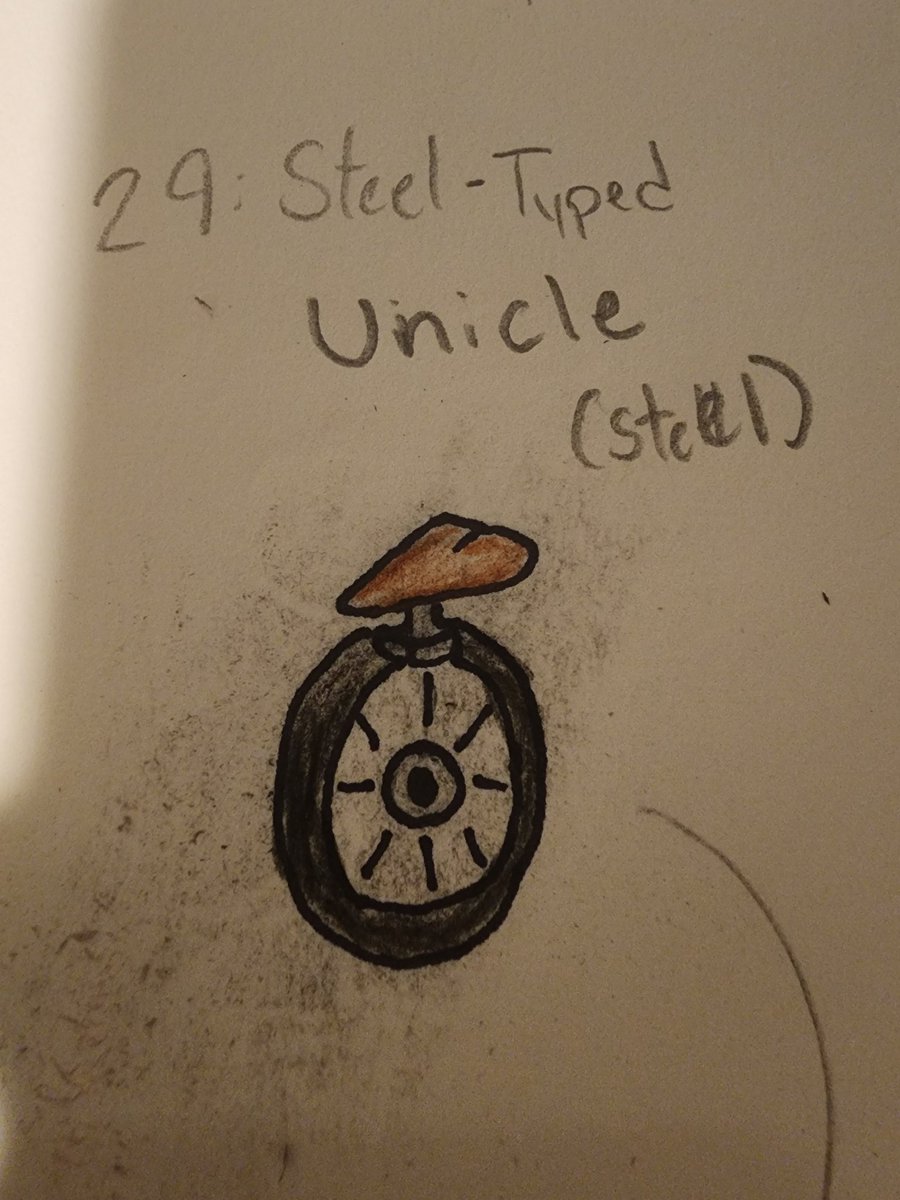 TheNotBagel's tweet photo. Days 29-31

Steel Typed - Unicle
[Steel]

Grim - Cloakid
[Dark]

Free Prompt - Caffizz
[Elec/Psych]

Thank you @cursedeya for a fun month of having to come up with new pokemon. I enjoyed everyday!

#faketober #faketober2024 #fakemon https://t.co/2z0TMix3iu
