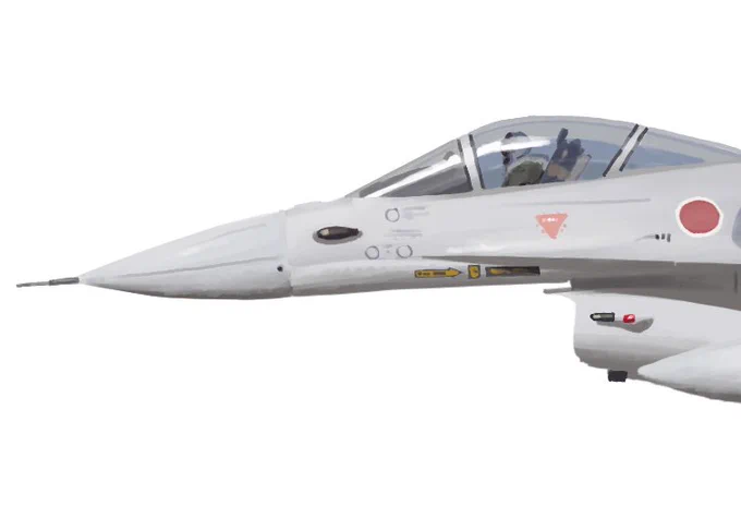 #飛行機の頭だけで100イイネ目指す 