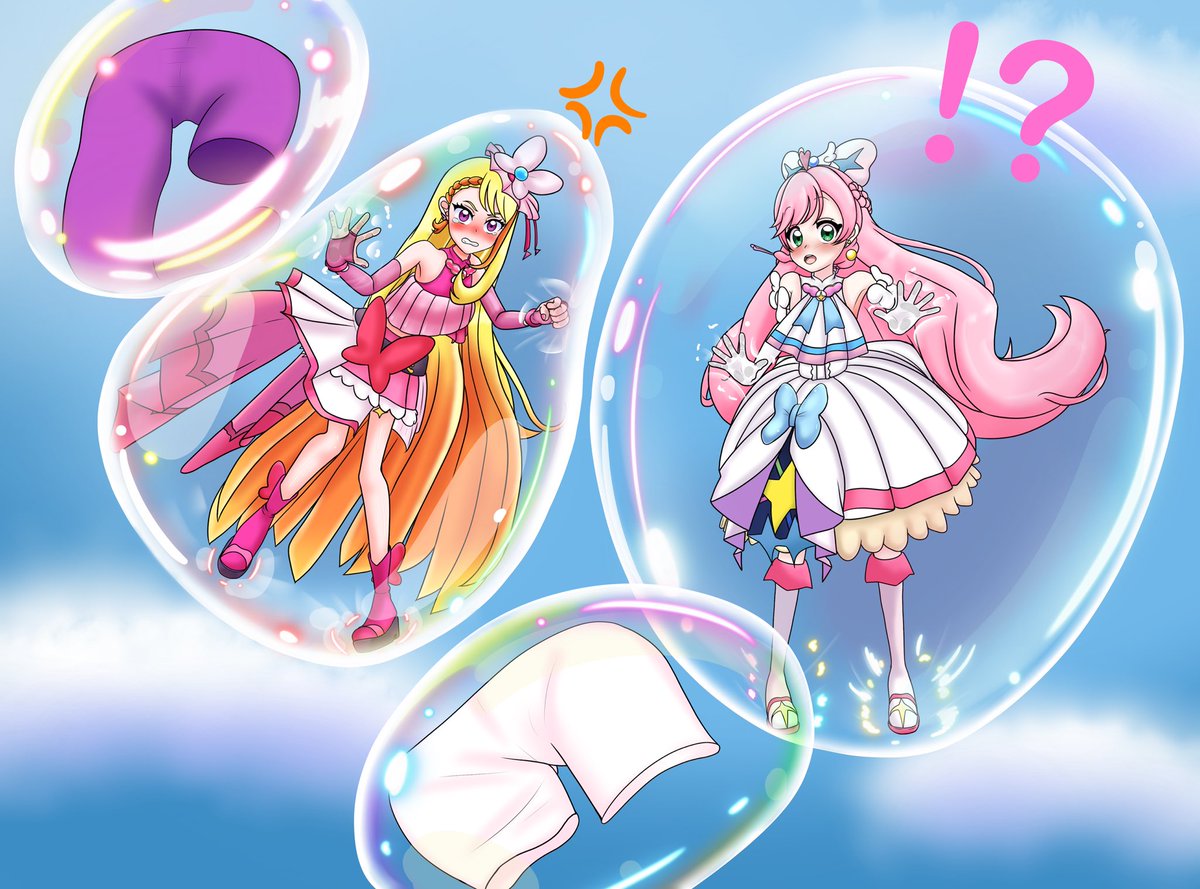 FuzzyPuffLogs's tweet photo. Daily Post-Request

[Embarrassing Debacle, Precure Bubble Panic] 

NO-NOOOO!🤣
I swear if Magia Baiser were to go up against Precures… she would do something like this.��😂

*Alt Variant Requirements
25-Retweets and we get a “different” angle of embarrassment.😈 https://t.co/39zaIRkRUq