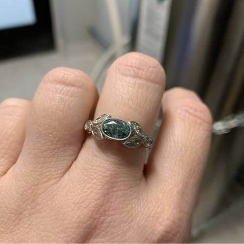 PriceScopeInc's tweet photo. This week for #throwbackthursday we are featuring a Custom Blue Green Oval Diamond Ring posted by PriceScope Member, cokitty in 2019.

👉🏼 View More Images (FREE) - https://t.co/yLMG8u8Cex

#tbt #community https://t.co/jwT1PxNk8h