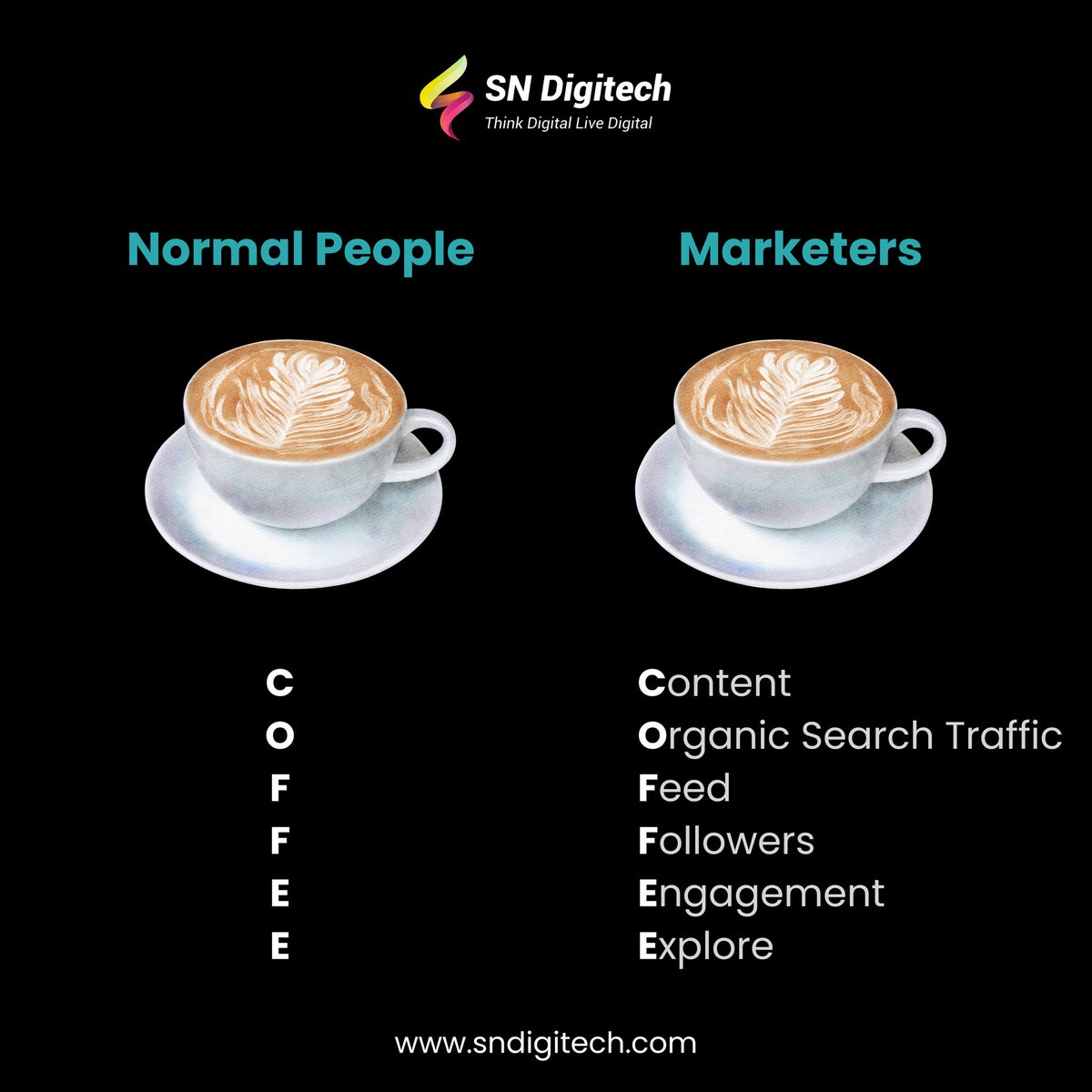 sndigitech's tweet image. To a marketer, every color, word, and click matters.
To everyone else? It’s just another scroll! 📱💥
.
.
.
#MarketingLens #DifferentPerspective #ThinkLikeAMarketer #sndigitech #growwithsndigitech #office